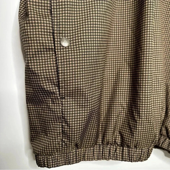 FJ FootJoy DryJoy Herringbone Half Zip Pullover Rain Golf Jacket Size Large - Picture 6 of 13